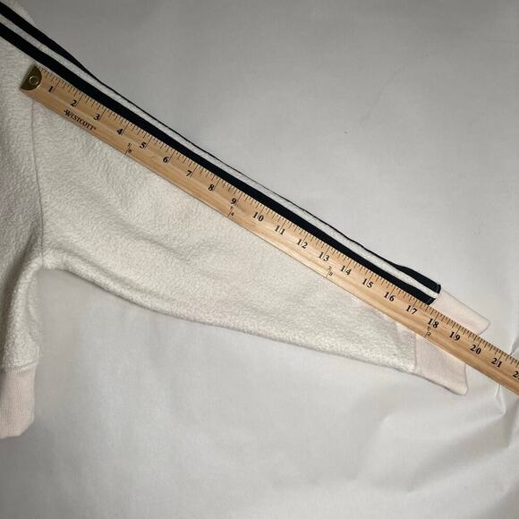 Victoria Secret Pink Reverse Fleece Cropped Polo Sweatshirt Xsmall - Picture 9 of 10